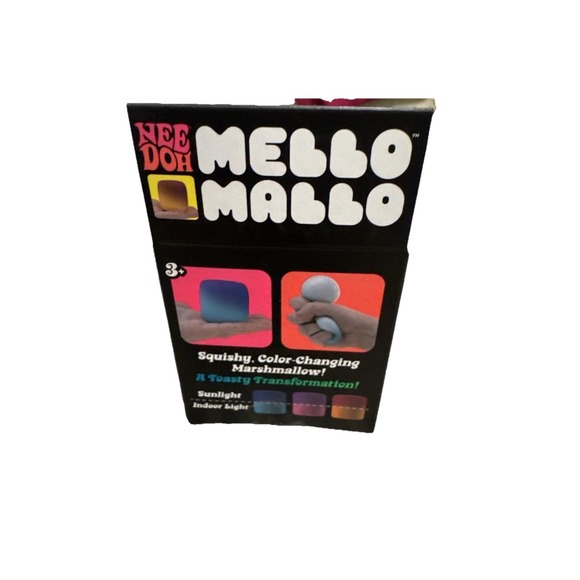 Schylling NeeDoh Mello Mallo Pink Color Changing Squishy Stress Toy Fidget Rare - Picture 2 of 3